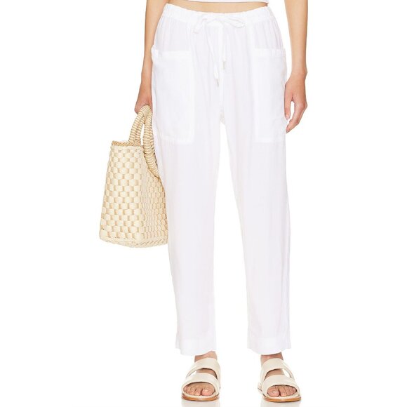 Splendid Pants - Splendid Gia White Drawstring Pants